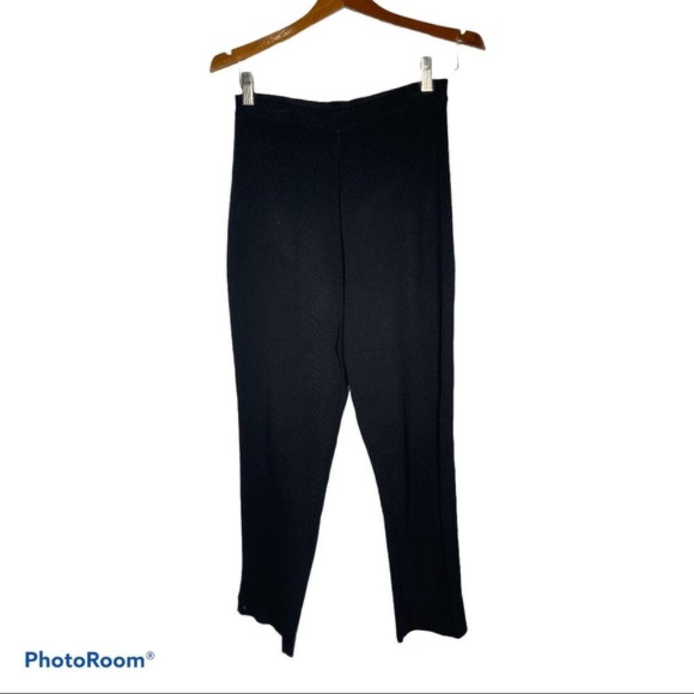 Grace Dane Lewis Peitie Knit Black Pants